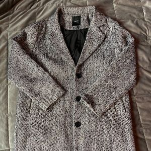 Salt and Pepper Oversized Coat. Very lightly worn
